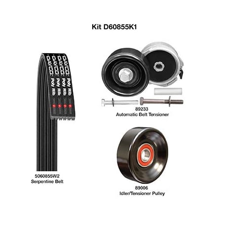 Dayco 98-07 Ford-Mazda-Mercury 3L Fead Kits, D60855K1 D60855K1